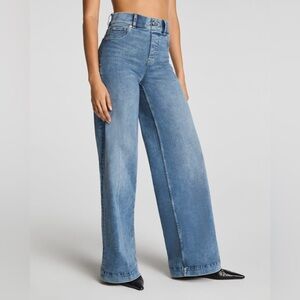 SPANX Light Blue Flare Jeans